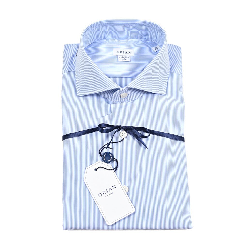 SALE|25 - 26AW ORIAN コットン100% ストライプシャツ / EXTRA SLIM FIT|426699-38|GUARDAROBA MILANO OFFICIAL STORE