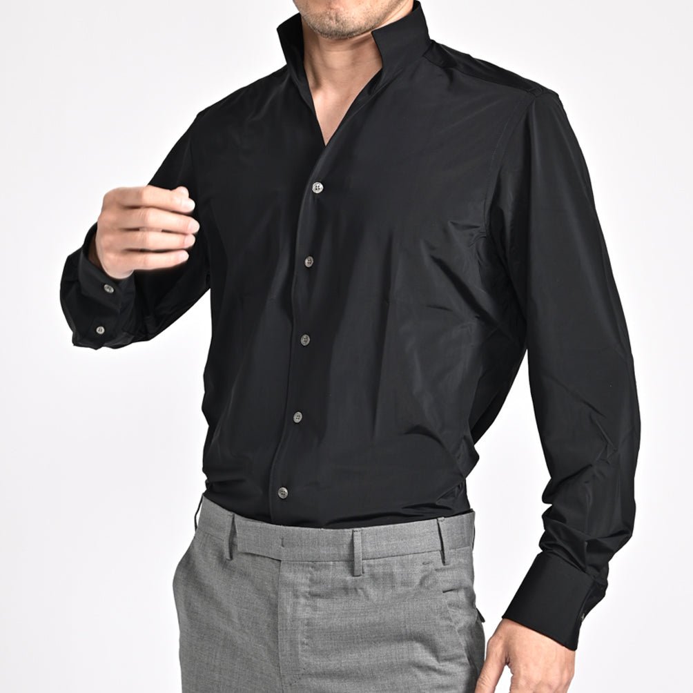 SALE|25 - 26AW ORIAN FUNCTIONAL GARMENT 高機能ストレッチナイロン スタンドカラーシャツ|426870-38|GUARDAROBA MILANO OFFICIAL STORE