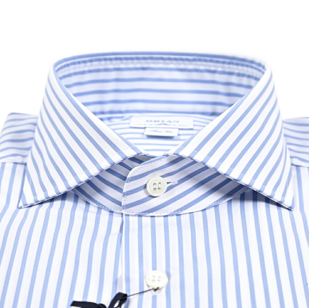 SALE|25 - 26AW ORIAN ストレッチコットン ストライプシャツ / SLIM FIT|426711-38|GUARDAROBA MILANO OFFICIAL STORE