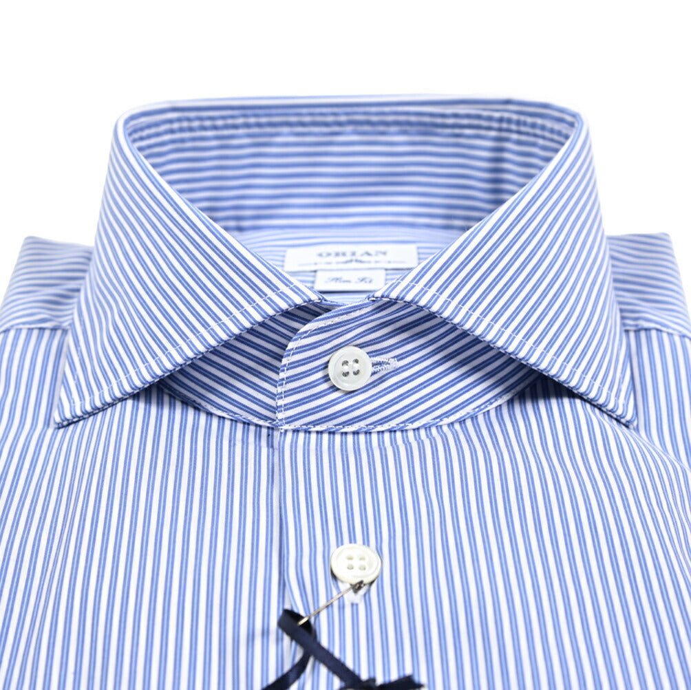 SALE|25 - 26AW ORIAN ストレッチコットン ストライプシャツ / SLIM FIT|426718-38|GUARDAROBA MILANO OFFICIAL STORE