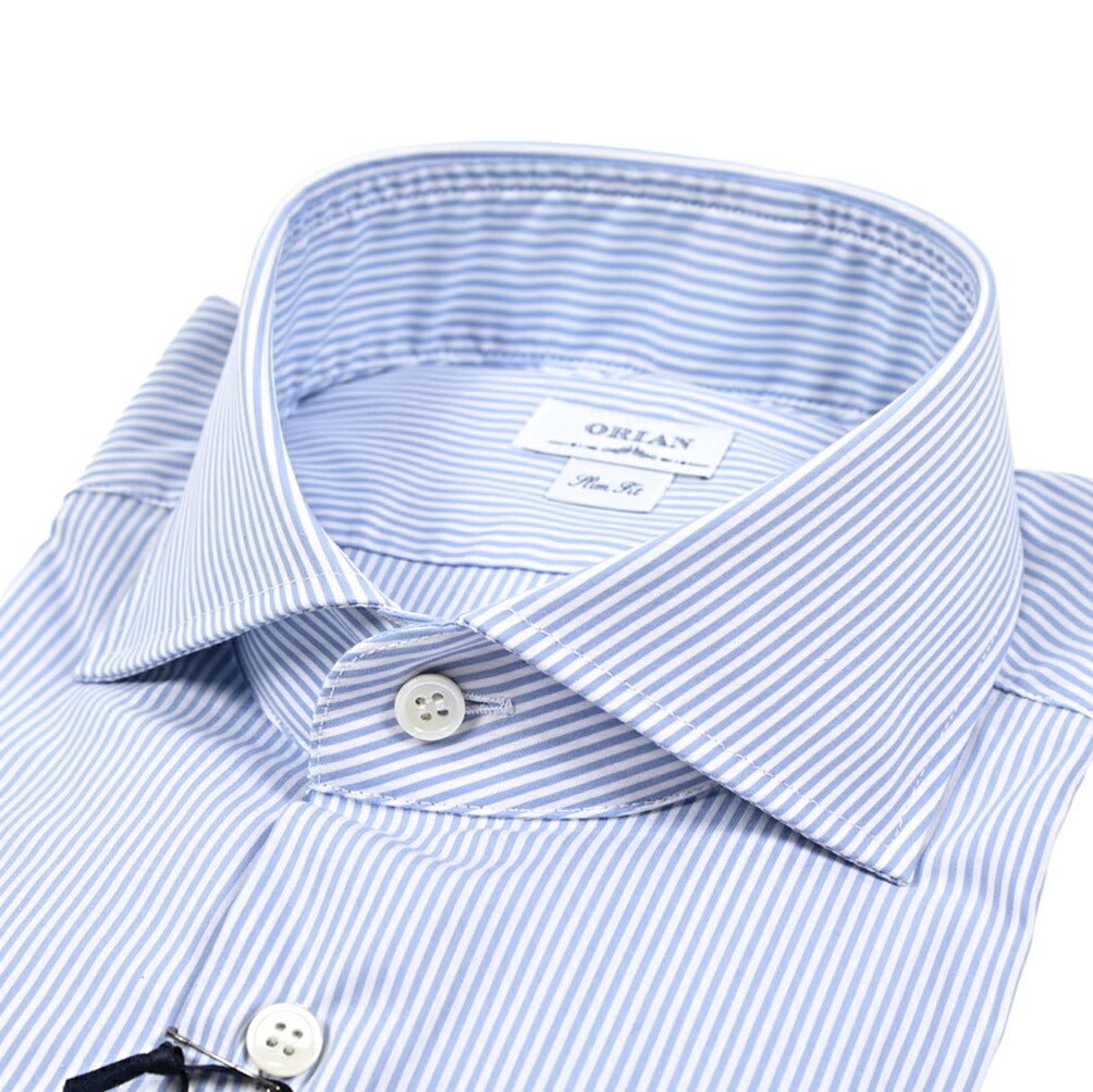 SALE|25 - 26AW ORIAN ストレッチコットン ストライプシャツ / SLIM FIT|426724-38|GUARDAROBA MILANO OFFICIAL STORE