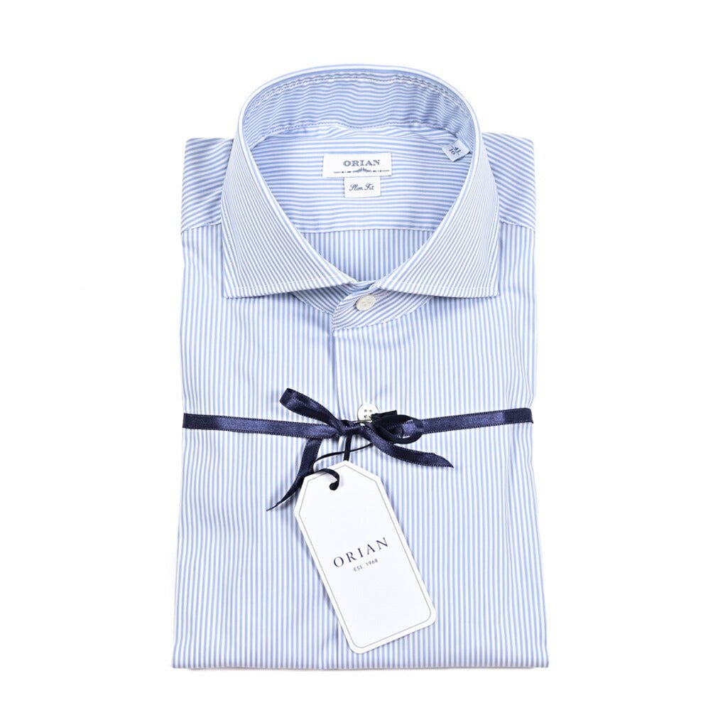 SALE|25 - 26AW ORIAN ストレッチコットン ストライプシャツ / SLIM FIT|426724-38|GUARDAROBA MILANO OFFICIAL STORE