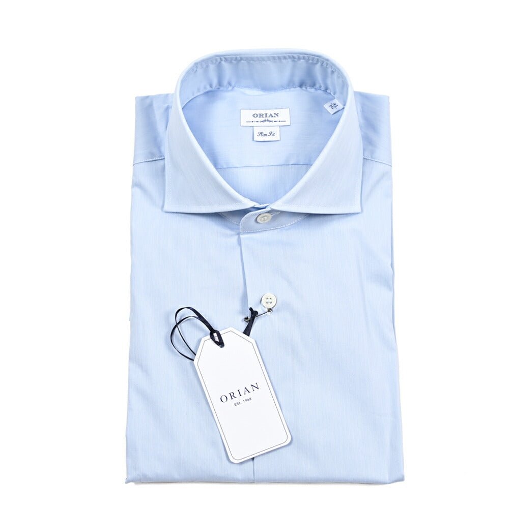 SALE|25 - 26AW ORIAN ストレッチコットン ホリゾンタルカラーシャツ / SLIM FIT|426782-38|GUARDAROBA MILANO OFFICIAL STORE