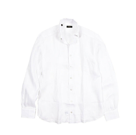 SALE|BARBA CULTO リネン100% スキッパーカラーシャツ 開襟シャツ|435697|GUARDAROBA MILANO OFFICIAL STORE