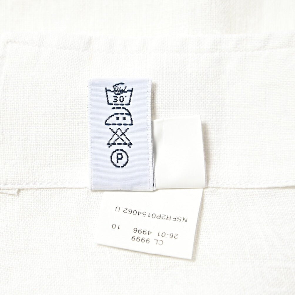 SALE|BARBA CULTO リネン100% スキッパーカラーシャツ 開襟シャツ|435701|GUARDAROBA MILANO OFFICIAL STORE