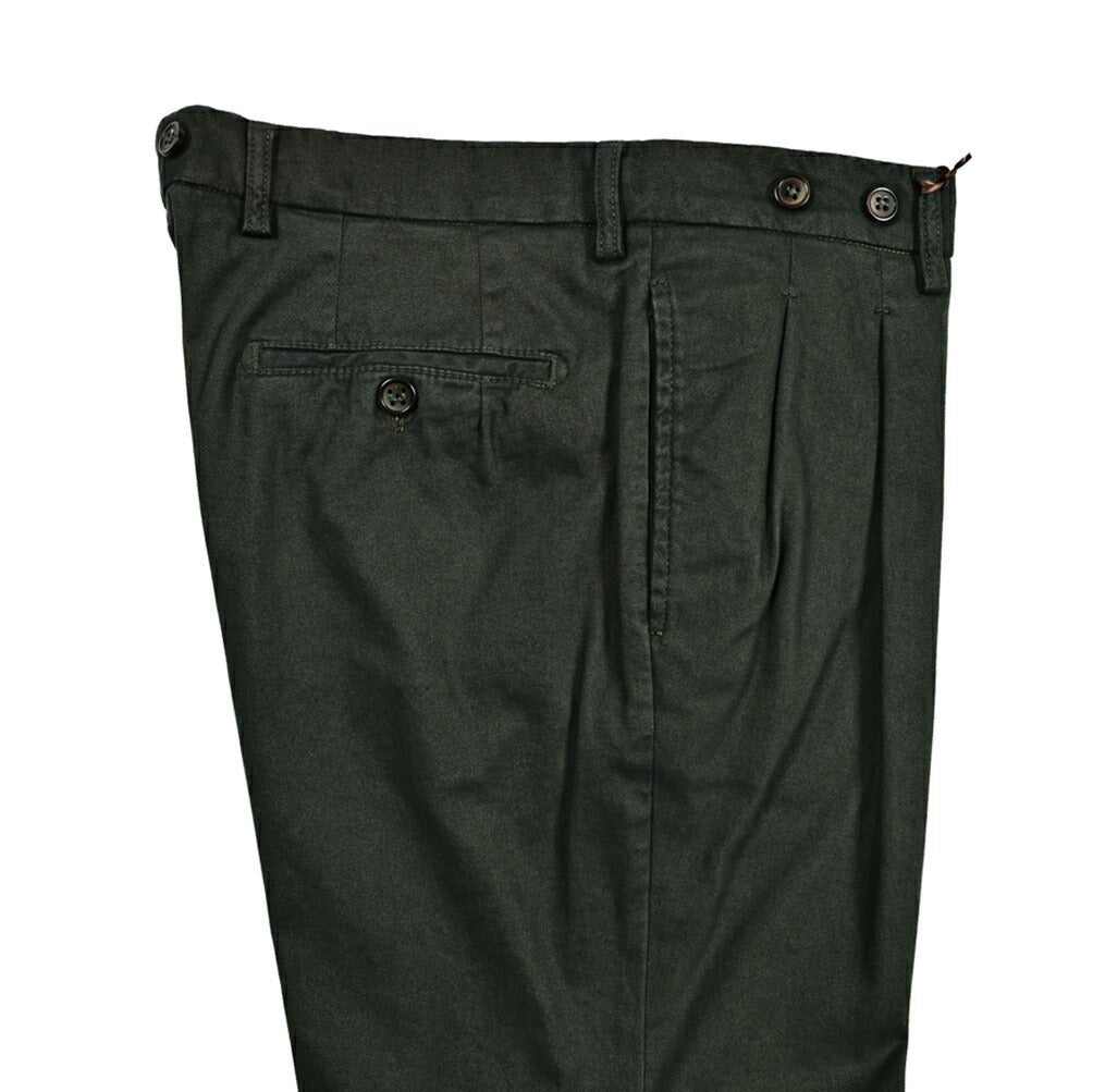 SALE|BERWICH ストレッチコットンチノ ツータックスラックス|412030 - 46|GUARDAROBA MILANO OFFICIAL STORE