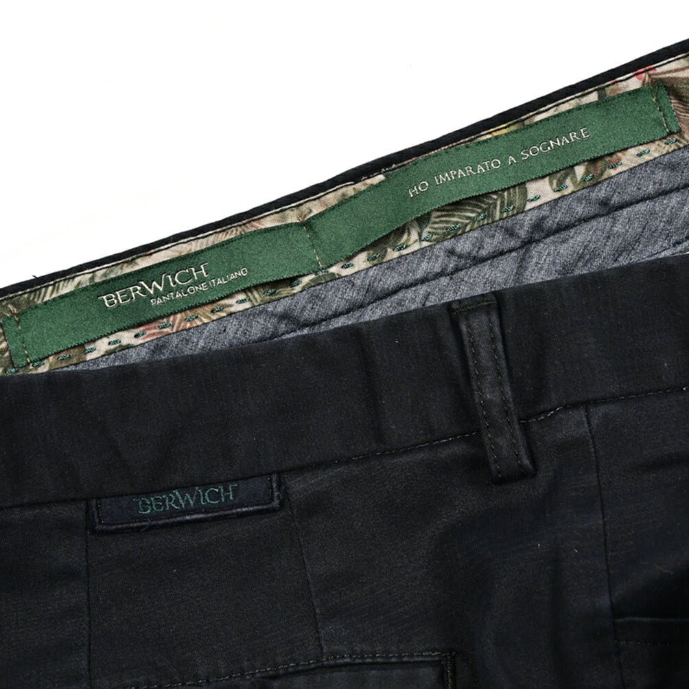 SALE|BERWICH ストレッチコットン ノータックチノスラックス|412054 - 52|GUARDAROBA MILANO OFFICIAL STORE