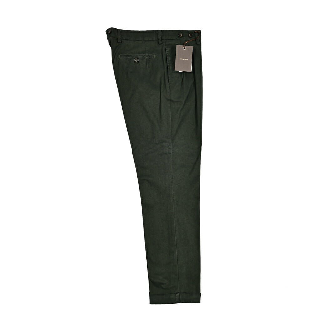SALE|BERWICH ストレッチコットンチノ ツータックスラックス|412030 - 46|GUARDAROBA MILANO OFFICIAL STORE
