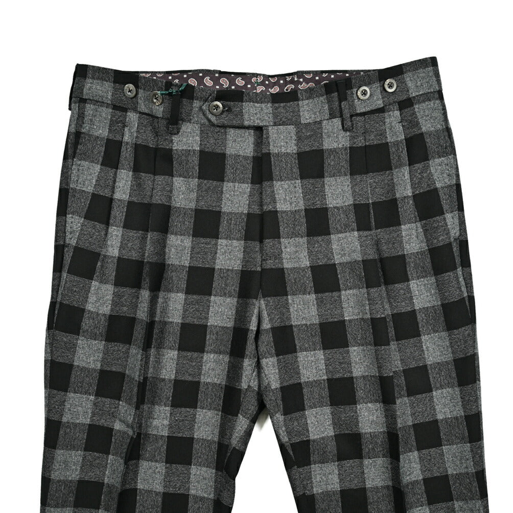 SALE|BERWICH BARBER ナチュラルストレッチウール100% ツータックスラックス|GUARDAROBA MILANO OFFICIAL STORE