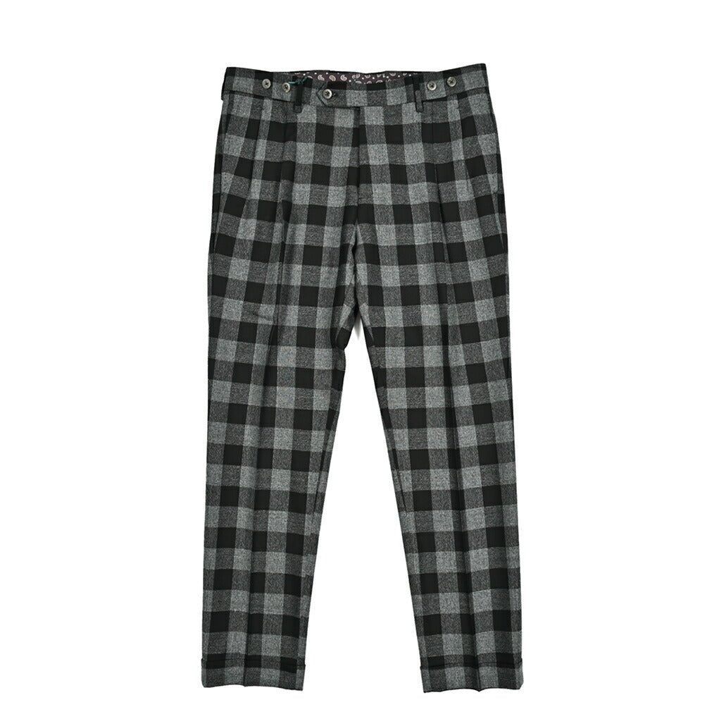 SALE|BERWICH BARBER ナチュラルストレッチウール100% ツータックスラックス|GUARDAROBA MILANO OFFICIAL STORE
