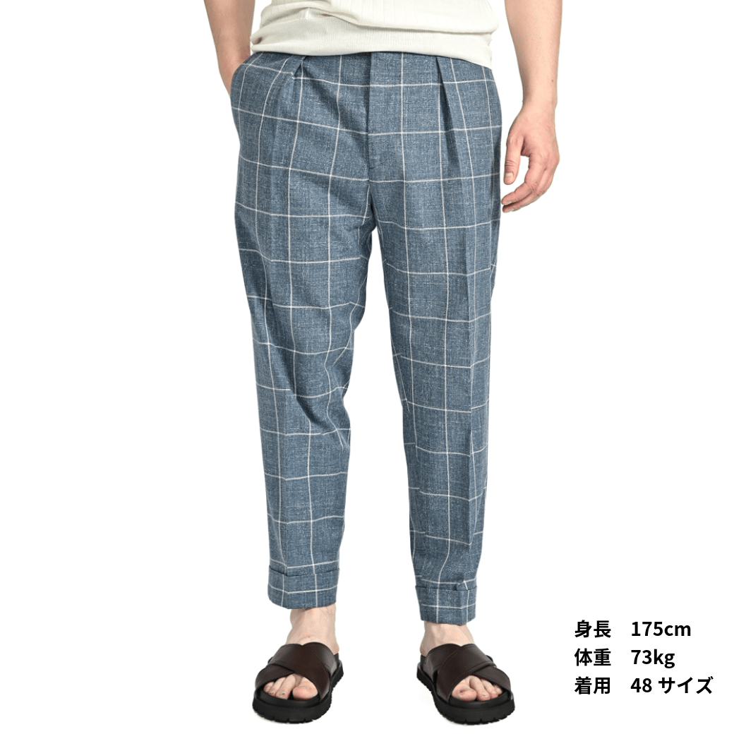 SALE|BERWICH CHIAIA コットン100% ワンタックスラックス|421691 - 42|GUARDAROBA MILANO OFFICIAL STORE