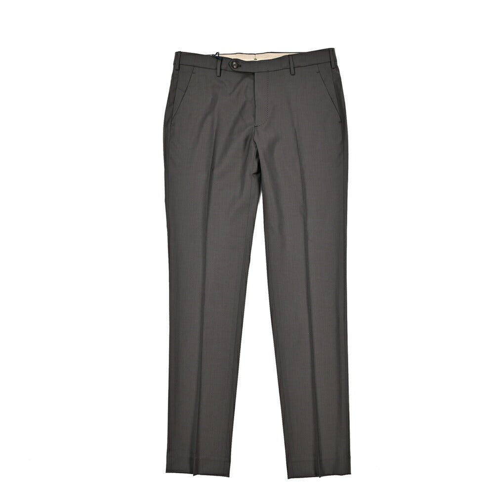 SALE|BERWICH "MORELLO" ヴァージンウール100% ノータックスリムパンツ|424992 - 46|GUARDAROBA MILANO OFFICIAL STORE
