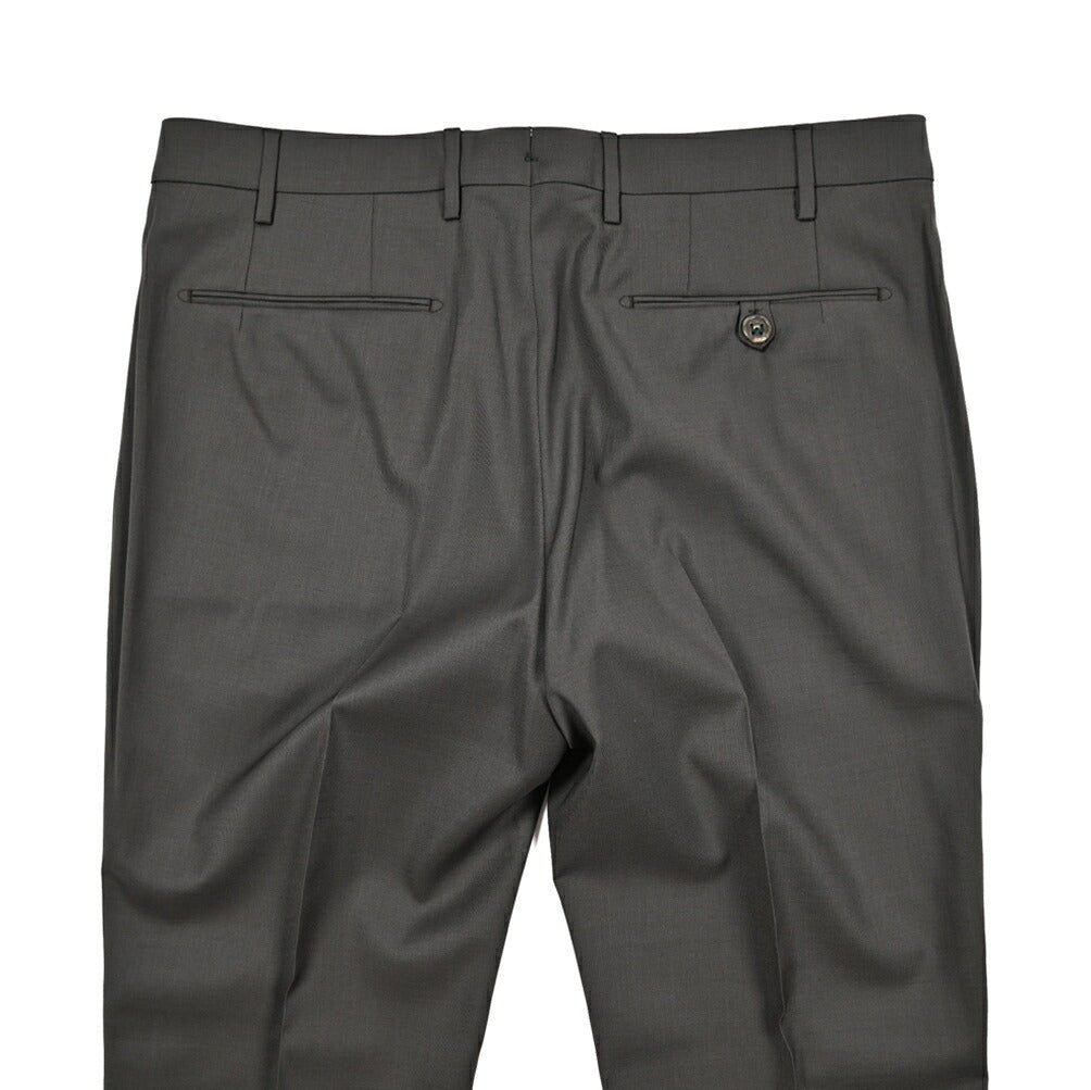 SALE|BERWICH "MORELLO" ヴァージンウール100% ノータックスリムパンツ|424992 - 46|GUARDAROBA MILANO OFFICIAL STORE