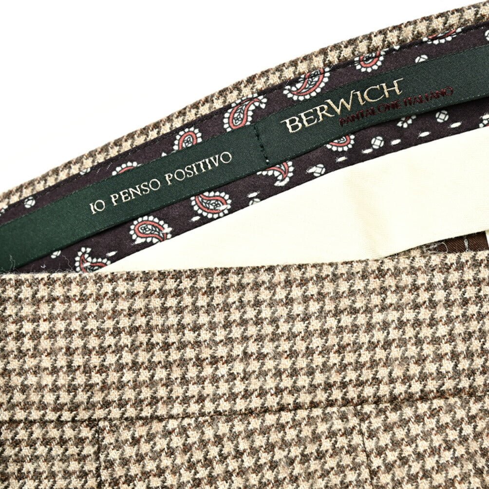 SALE|BERWICH MORELLO ヴァージンウール100% ワンタックスラックス|412137 - 52|GUARDAROBA MILANO OFFICIAL STORE