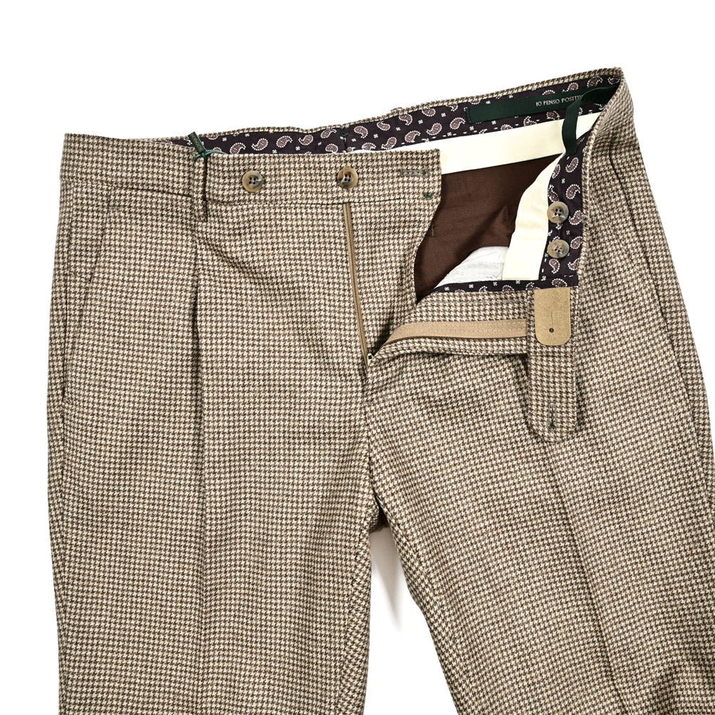 SALE|BERWICH MORELLO ヴァージンウール100% ワンタックスラックス|412137 - 52|GUARDAROBA MILANO OFFICIAL STORE