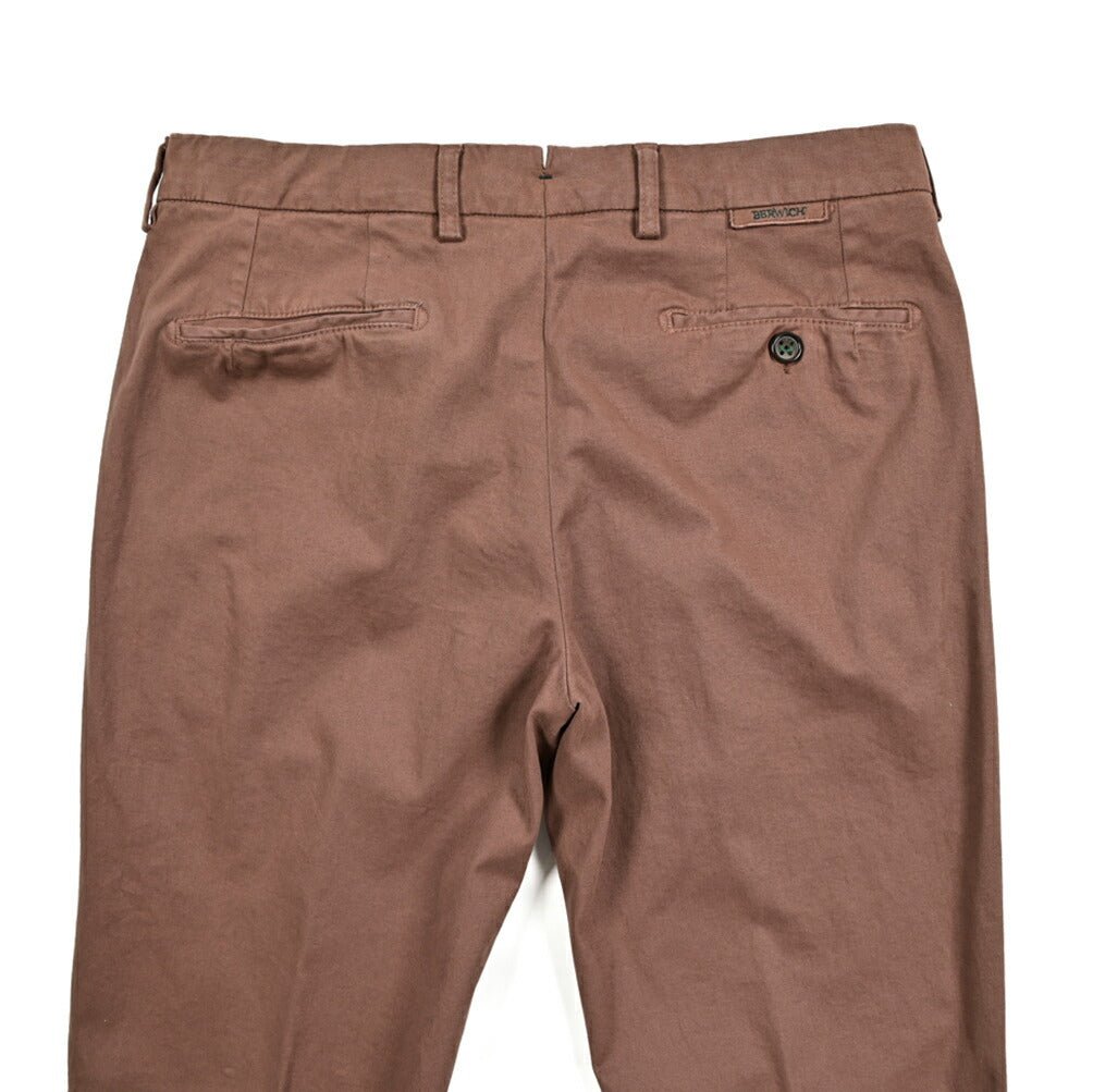 SALE|BERWICH MORELLO ストレッチコットン ノータックチノスラックス|412099|GUARDAROBA MILANO OFFICIAL STORE