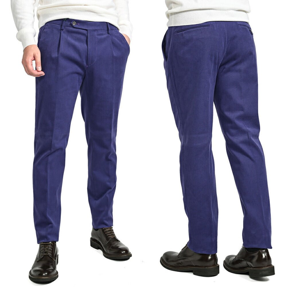 SALE|BERWICH MORELLO ストレッチコットン ワンタックスラックス|GUARDAROBA MILANO OFFICIAL STORE