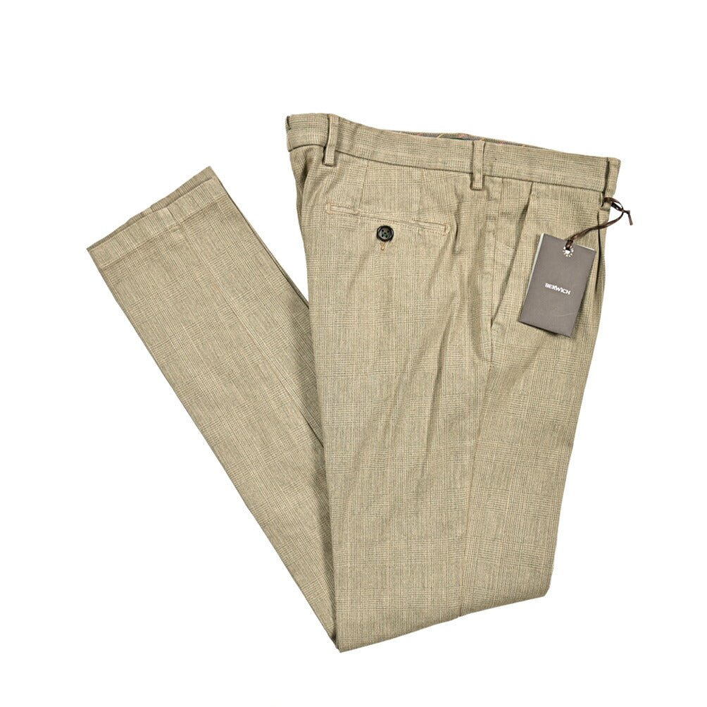 SALE|BERWICH MORELLO ストレッチコットン ワンタックスラックス|412075 - 46|GUARDAROBA MILANO OFFICIAL STORE