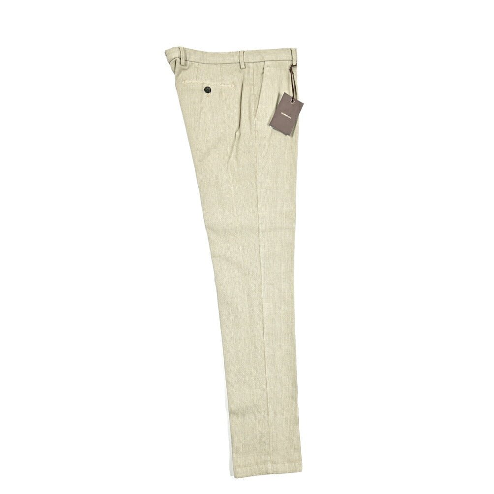 SALE|BERWICH MORELLO ストレッチコットン ワンタックスラックス|412083 - 48|GUARDAROBA MILANO OFFICIAL STORE