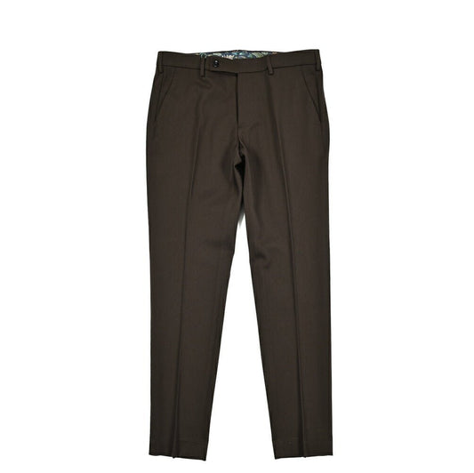 SALE|BERWICH MORELLO ストレッチウールコットン ノータックスラックス|412102 - 50|GUARDAROBA MILANO OFFICIAL STORE