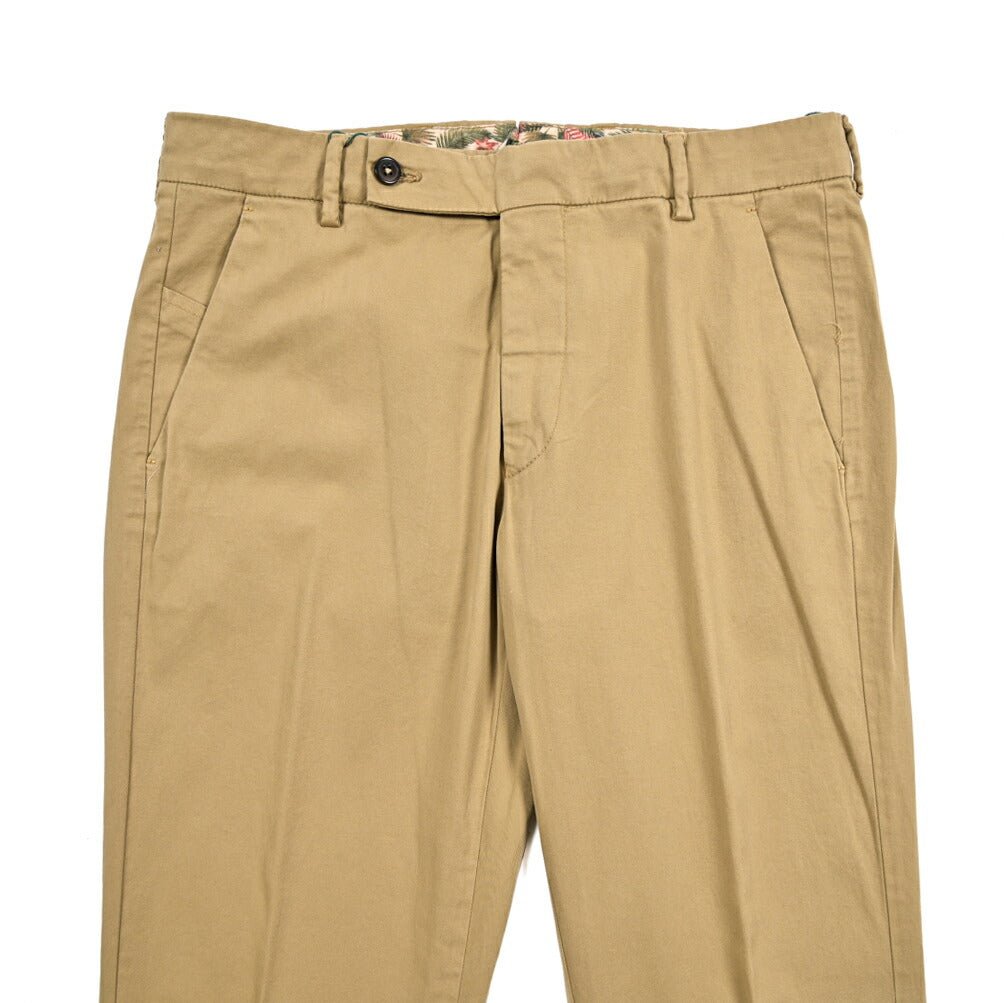SALE|BERWICH "MORELLO" ストレッチコットンチノ ノータックスリムスラックス|425161 - 46|GUARDAROBA MILANO OFFICIAL STORE