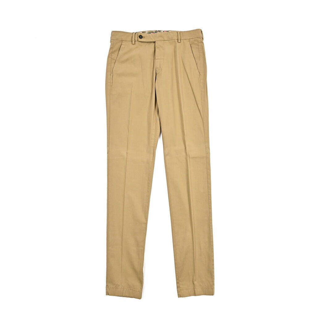 SALE|BERWICH "MORELLO" ストレッチコットンチノ ノータックスリムスラックス|425161 - 46|GUARDAROBA MILANO OFFICIAL STORE