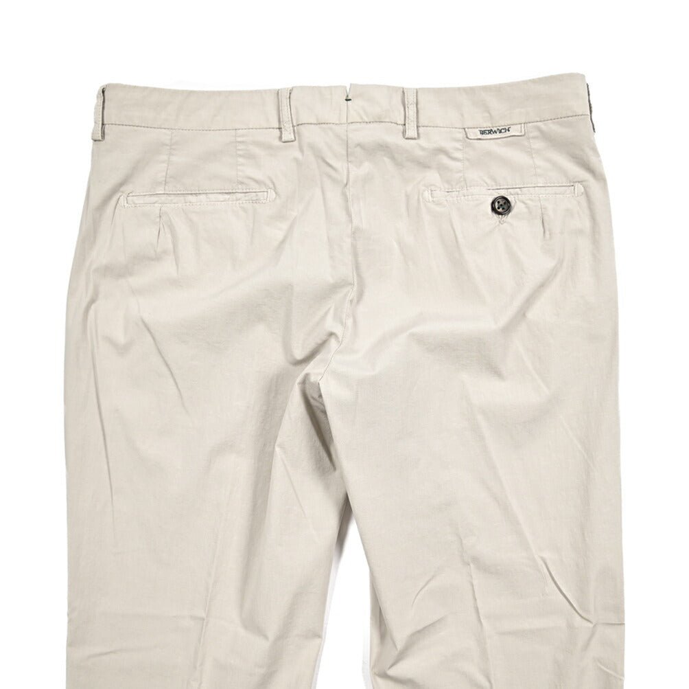 SALE|BERWICH "MORELLO" ストレッチコットンリネン ノータックスリムスラックス|425164 - 46|GUARDAROBA MILANO OFFICIAL STORE