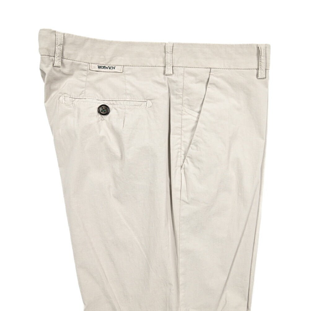 SALE|BERWICH "MORELLO" ストレッチコットンリネン ノータックスリムスラックス|425164 - 46|GUARDAROBA MILANO OFFICIAL STORE