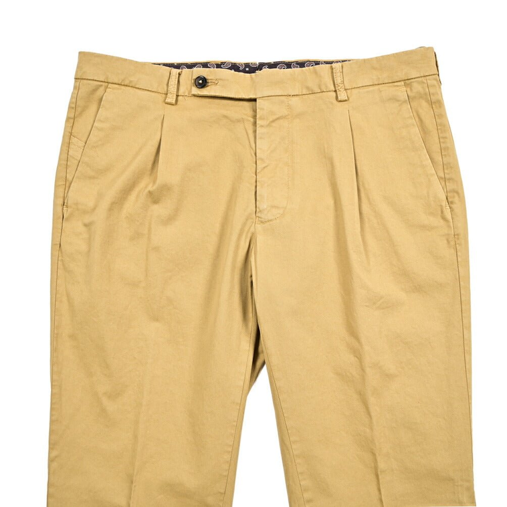 SALE|BERWICH "MORELLO" ストレッチコットンチノ ノータックスリムスラックス|425167 - 44|GUARDAROBA MILANO OFFICIAL STORE