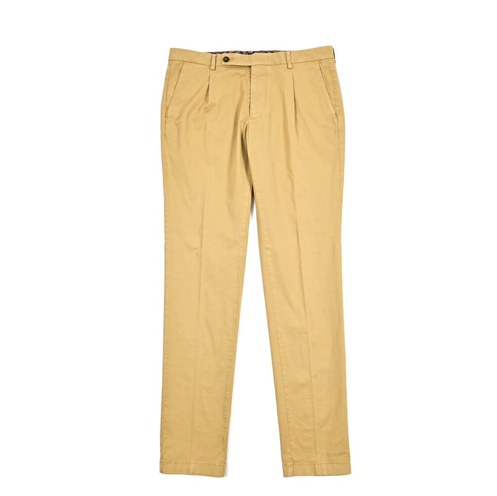 SALE|BERWICH "MORELLO" ストレッチコットンチノ ノータックスリムスラックス|425167 - 44|GUARDAROBA MILANO OFFICIAL STORE