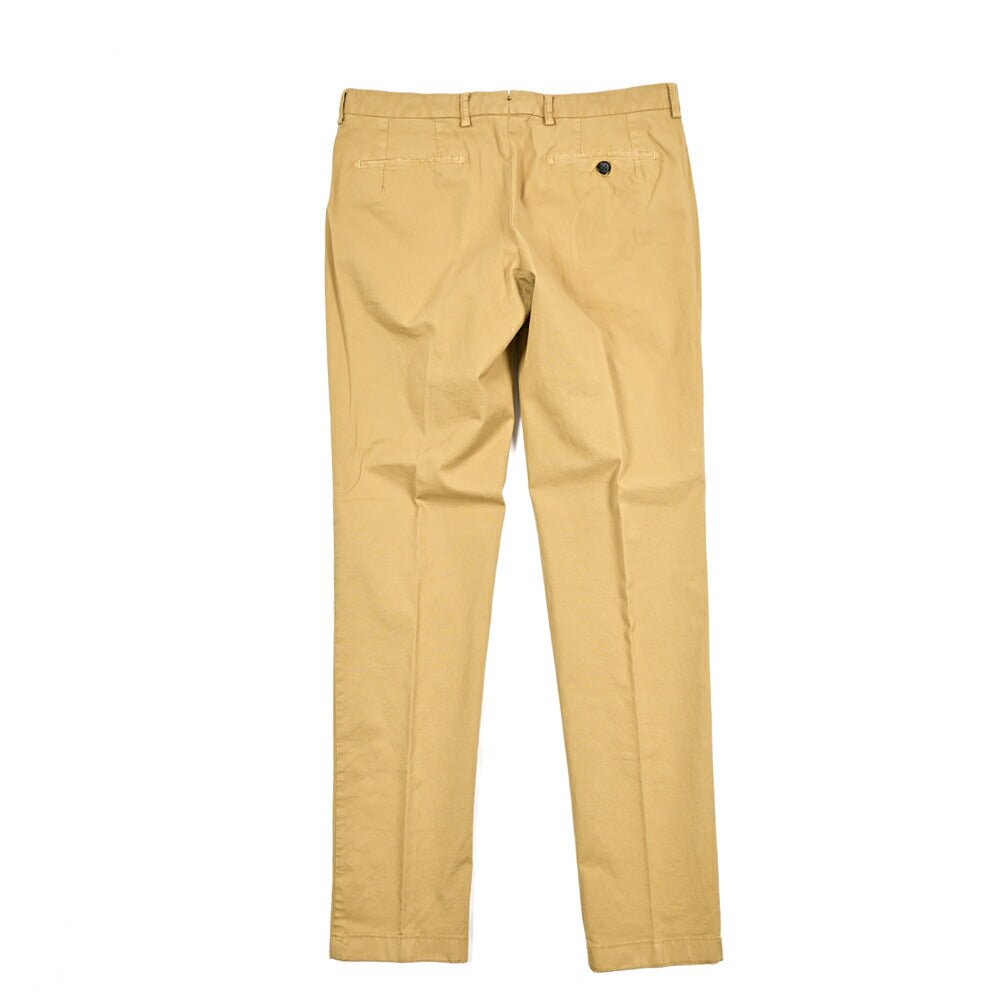 SALE|BERWICH "MORELLO" ストレッチコットンチノ ノータックスリムスラックス|425167 - 44|GUARDAROBA MILANO OFFICIAL STORE