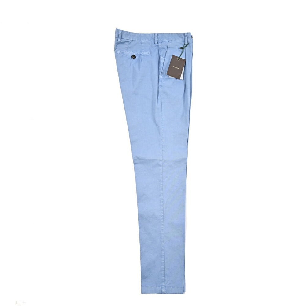 SALE|BERWICH "MORELLO" ストレッチコットンチノ ノータックスリムスラックス|425172 - 44|GUARDAROBA MILANO OFFICIAL STORE