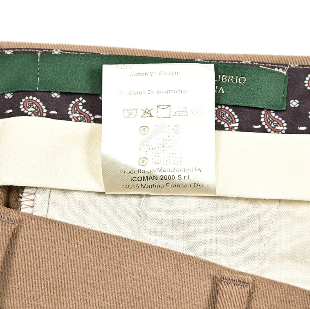 SALE|BERWICH MORELLO ストレッチコットン ノータックパンツ|433864|GUARDAROBA MILANO OFFICIAL STORE