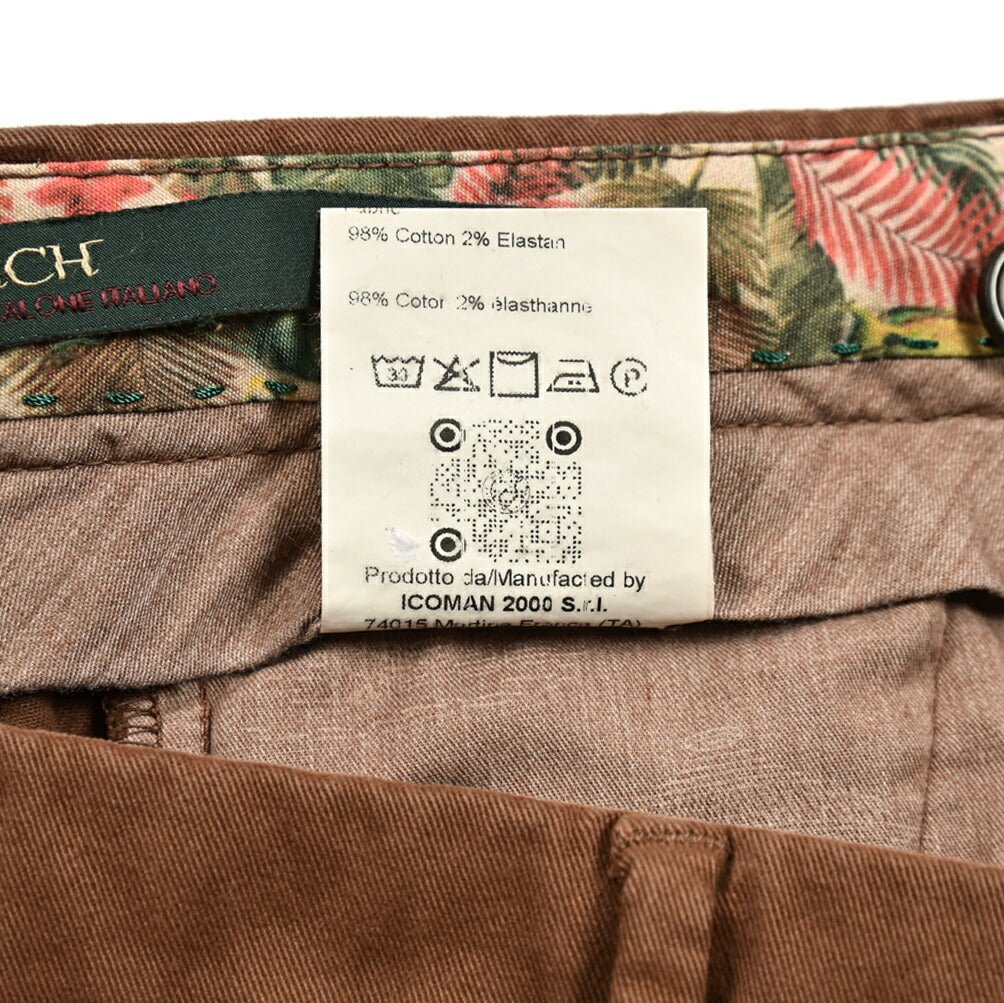 SALE|BERWICH MORELLO ストレッチコットン ノータックスラックス|GUARDAROBA MILANO OFFICIAL STORE