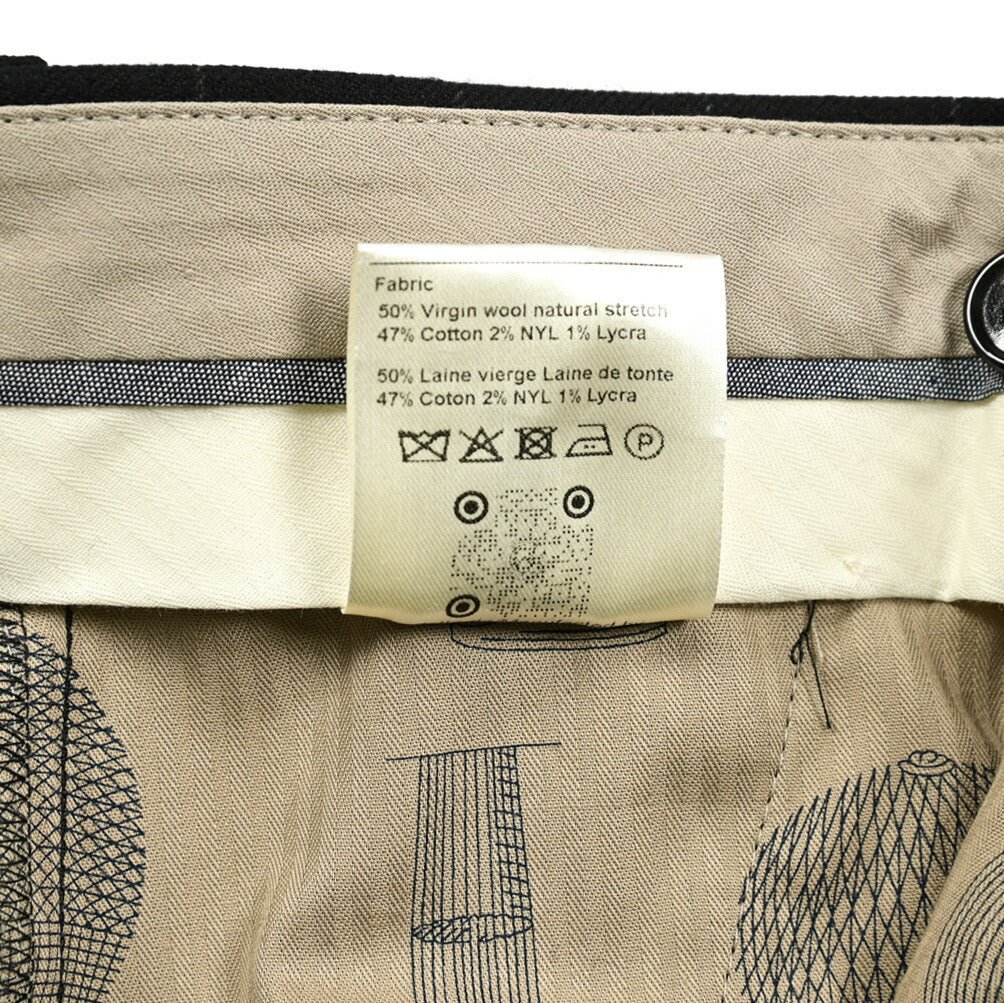 SALE|BERWICH MORELLO ウールコットン ノータックスラックス|411696 - 46|GUARDAROBA MILANO OFFICIAL STORE