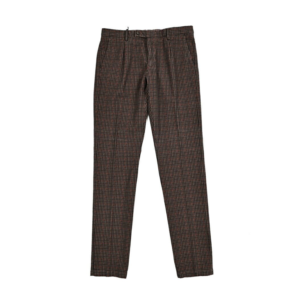 SALE|BERWICH MORELLO ストレッチコットン ワンタックスラックス|412258 - 46|GUARDAROBA MILANO OFFICIAL STORE
