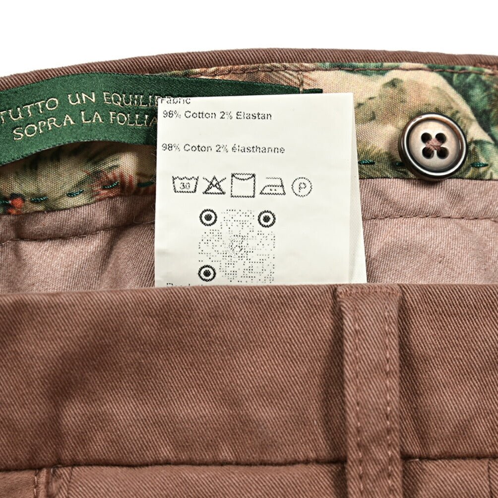 SALE|BERWICH MORELLO ストレッチコットン ノータックチノスラックス|412099|GUARDAROBA MILANO OFFICIAL STORE