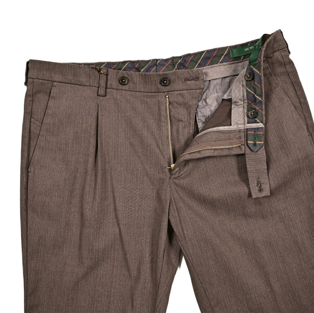 SALE|BERWICH MORELLO ストレッチコットン ワンタックスラックス|GUARDAROBA MILANO OFFICIAL STORE