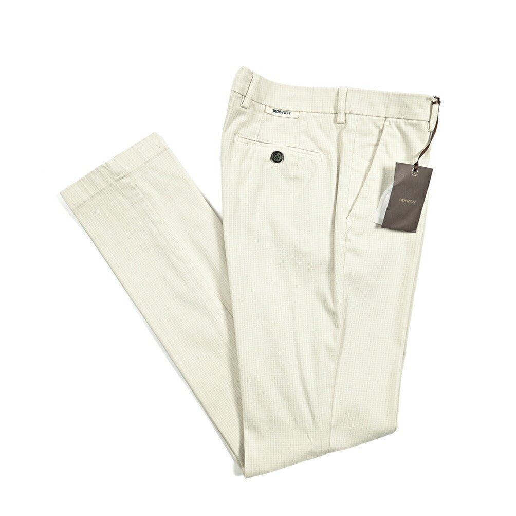 SALE|BERWICH MORELLO ストレッチコットン ノータックスラックス|411990 - 46|GUARDAROBA MILANO OFFICIAL STORE