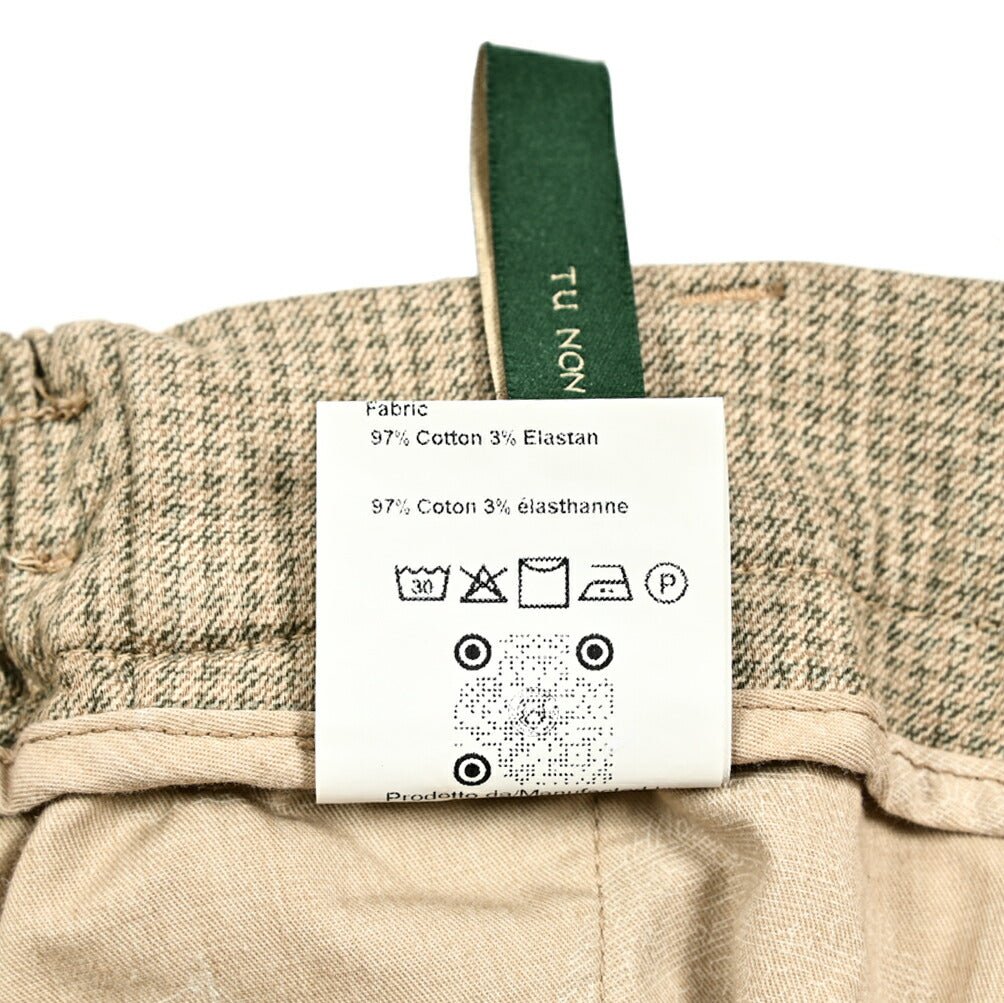 SALE|BERWICH MORELLO ストレッチコットン ノータックスラックス|412247 - 46|GUARDAROBA MILANO OFFICIAL STORE