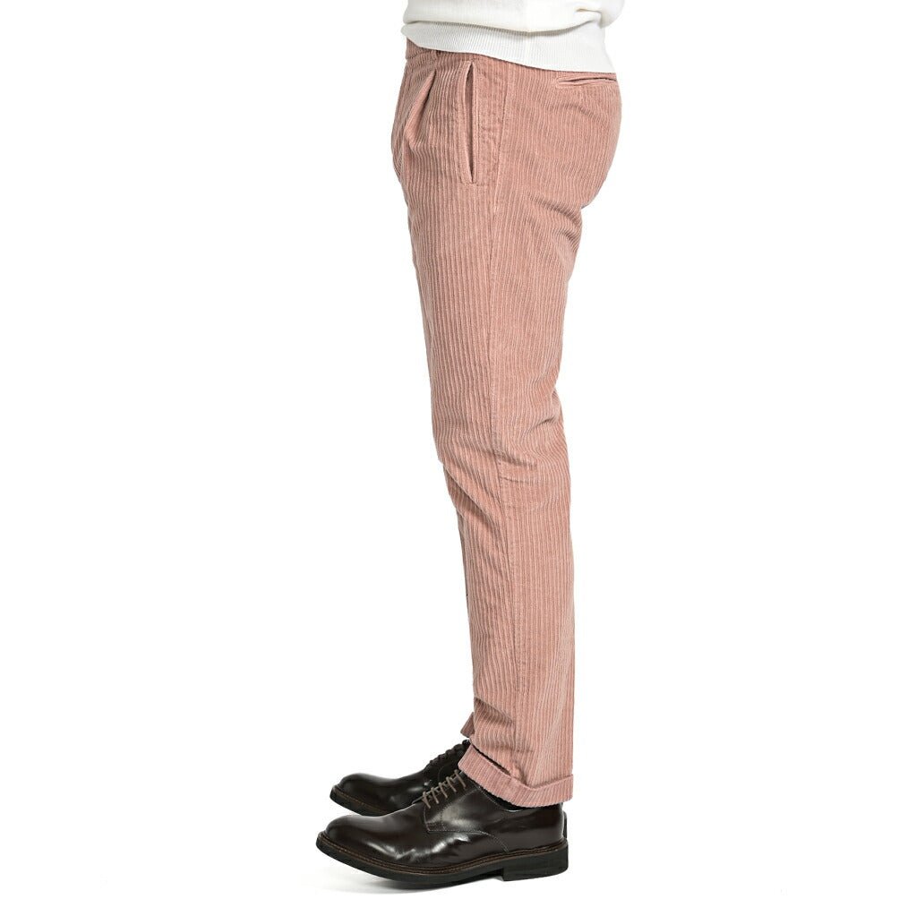 SALE|BERWICH RETRO ストレッチコットンコーデュロイ ワンタックスラックス|412265 - 46|GUARDAROBA MILANO OFFICIAL STORE