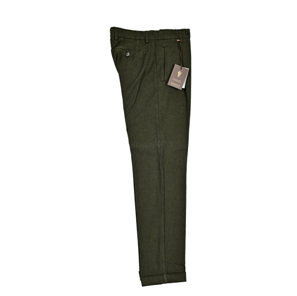 SALE|BERWICH RETRO ストレッチコットンポリエステル ワンタックスラックス|412276 - 46|GUARDAROBA MILANO OFFICIAL STORE