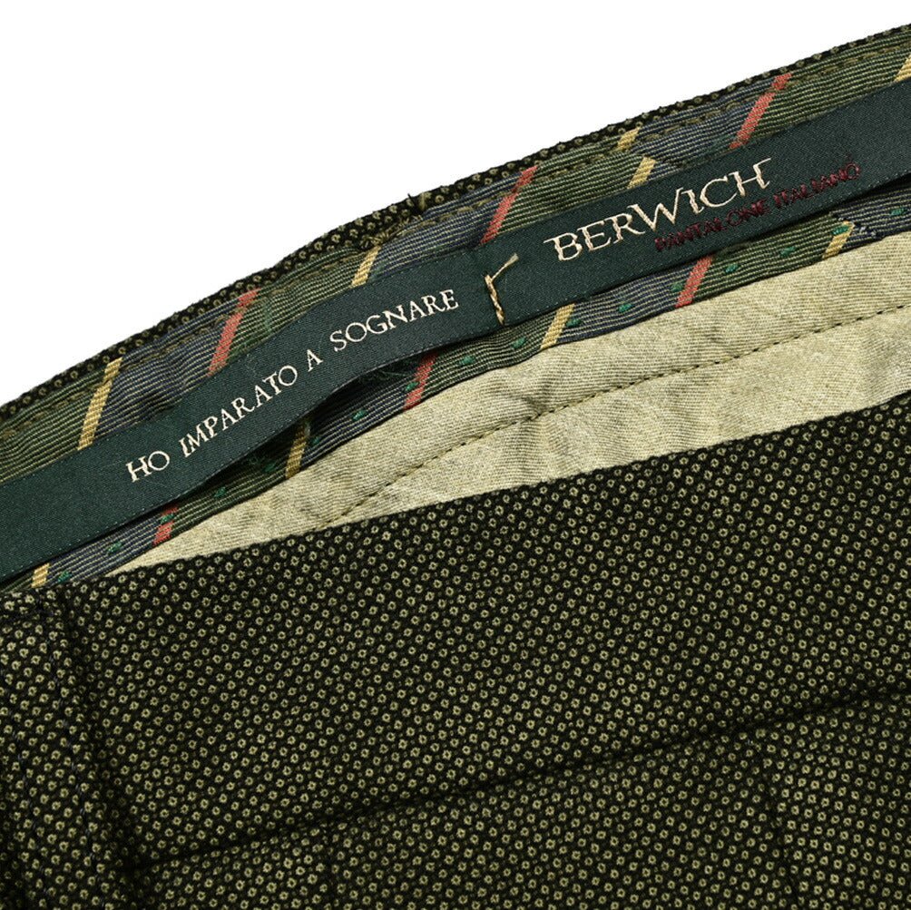 SALE|BERWICH RETRO ストレッチコットンポリエステル ワンタックスラックス|412276 - 46|GUARDAROBA MILANO OFFICIAL STORE