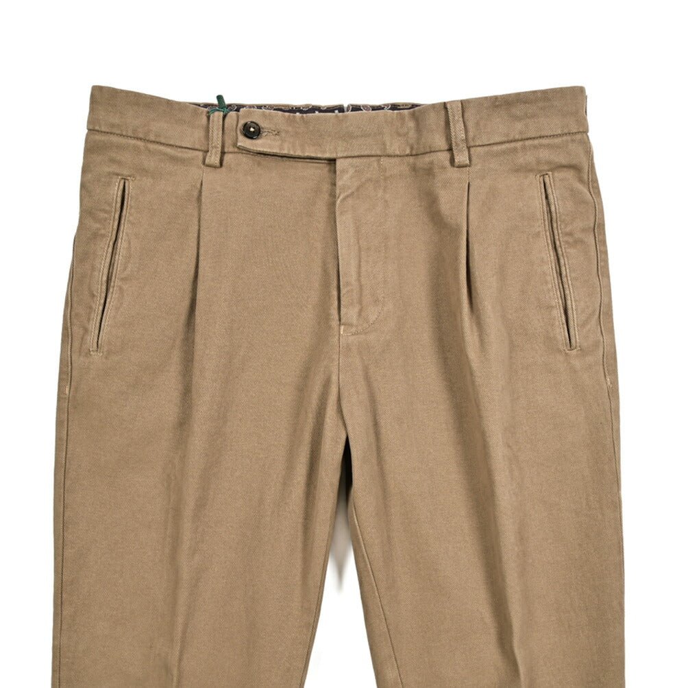 SALE|BERWICH RETRO ストレッチコットン ワンタックチノスラックス|411683 - 46|GUARDAROBA MILANO OFFICIAL STORE
