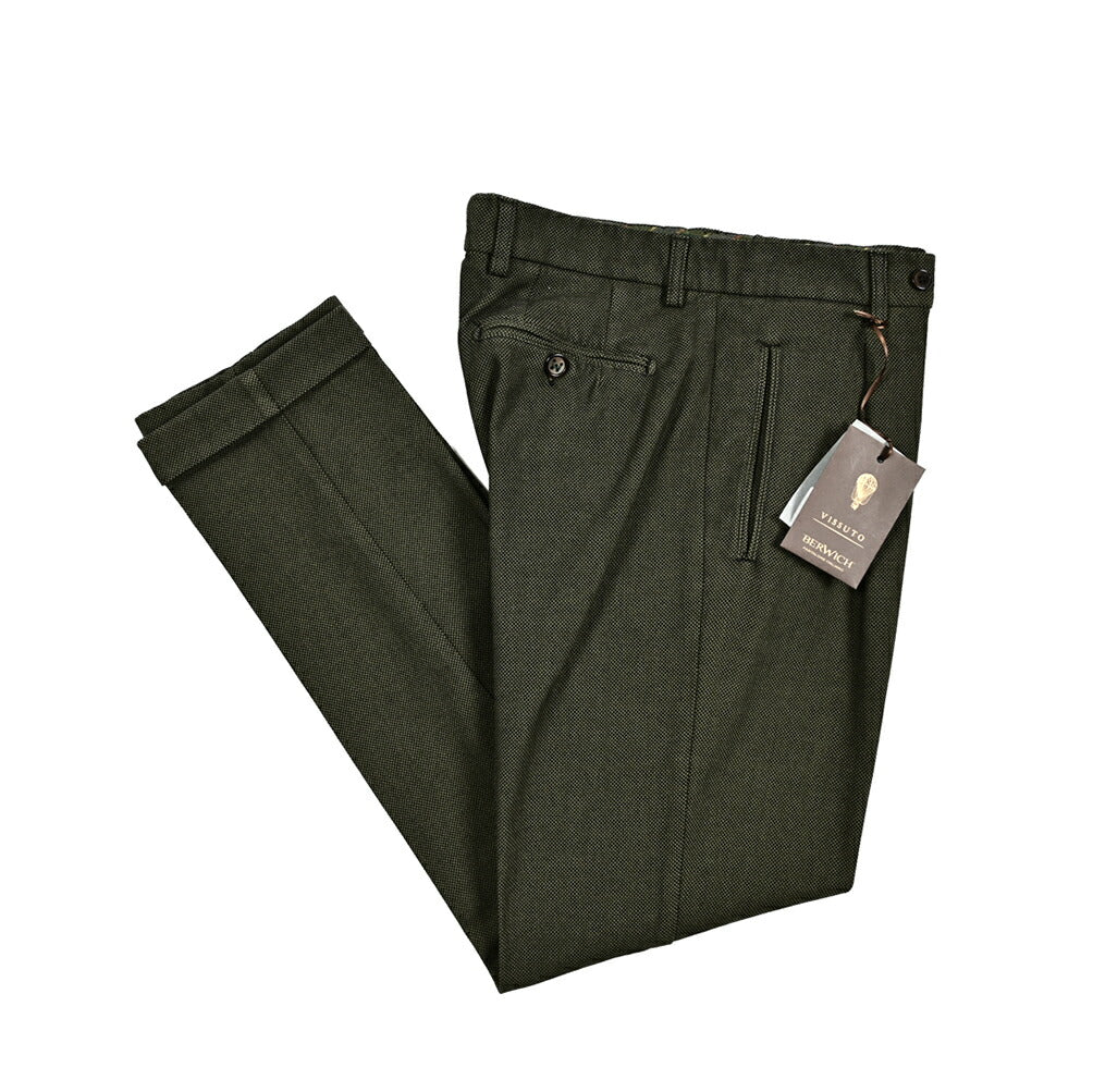 SALE|BERWICH RETRO ストレッチコットンポリエステル ワンタックスラックス|412276 - 46|GUARDAROBA MILANO OFFICIAL STORE