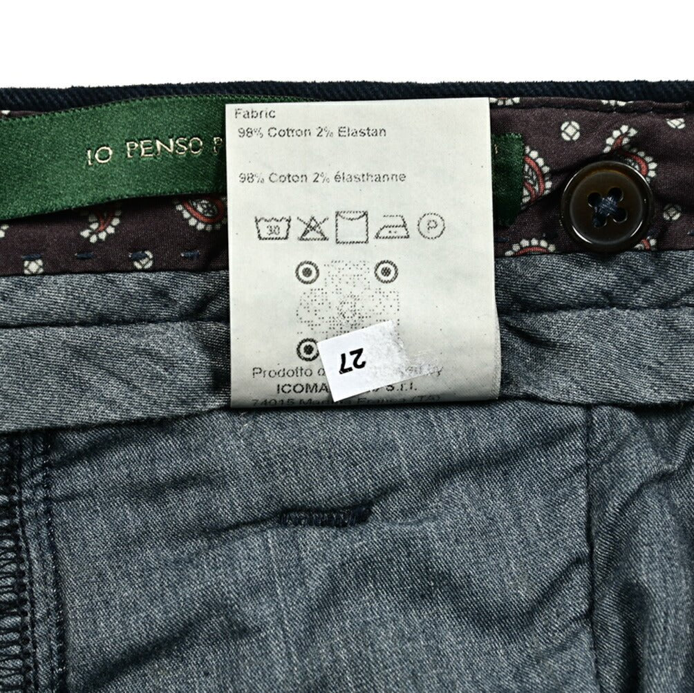 SALE|BERWICH RETRO ストレッチコットン ワンタックチノスラックス|411483 - 54|GUARDAROBA MILANO OFFICIAL STORE