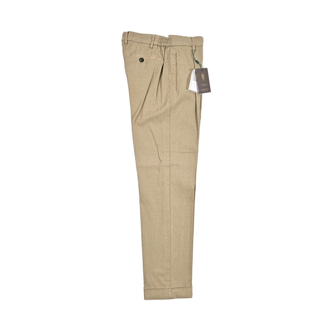 SALE|BERWICH "RETRO ELAX" ストレッチコットン ワンタックパンツ|424712 - 46|GUARDAROBA MILANO OFFICIAL STORE