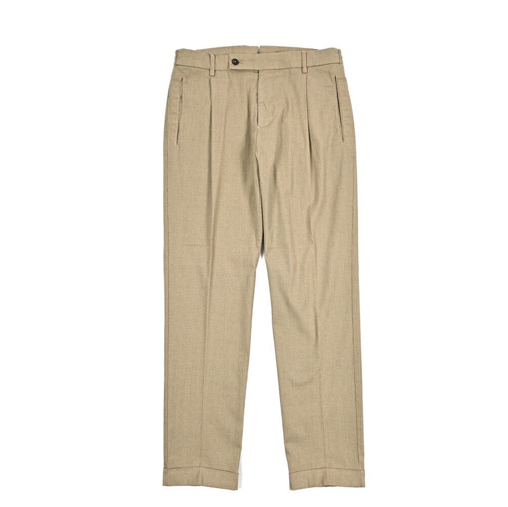 SALE|BERWICH "RETRO ELAX" ストレッチコットン ワンタックパンツ|424712 - 46|GUARDAROBA MILANO OFFICIAL STORE
