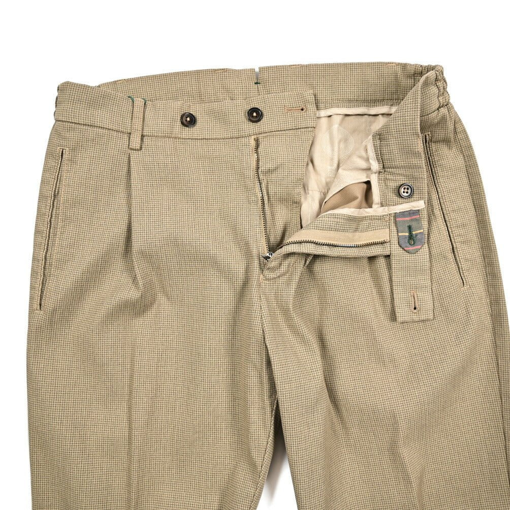 SALE|BERWICH "RETRO ELAX" ストレッチコットン ワンタックパンツ|424712 - 46|GUARDAROBA MILANO OFFICIAL STORE