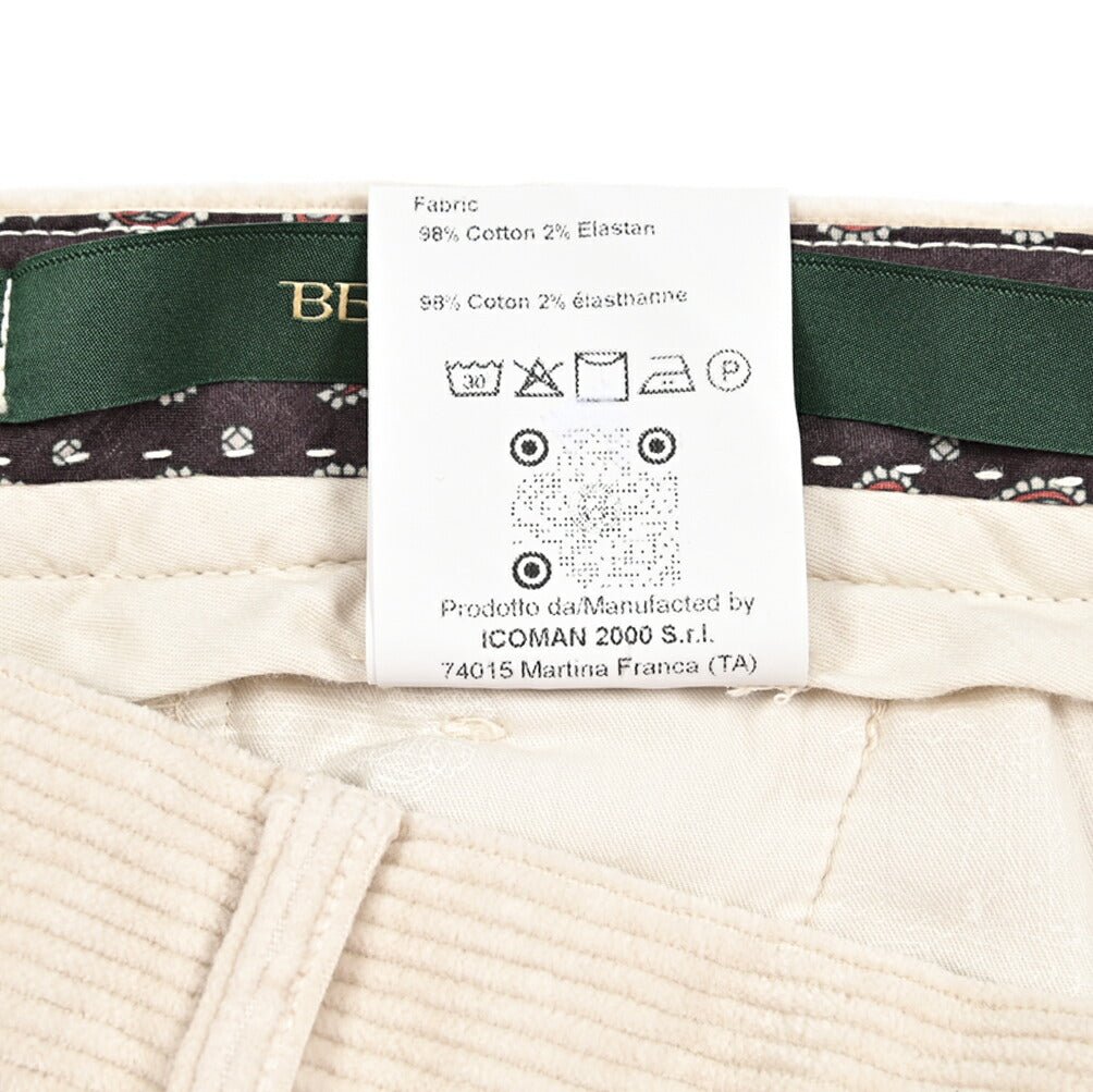 SALE|BERWICH "RETRO - GD" ストレッチコットン 中畝コーデュロイパンツ|433064-46|GUARDAROBA MILANO OFFICIAL STORE